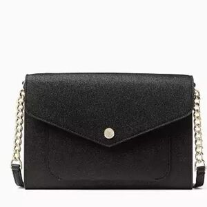 NWT Kate Spade Tinsel Flap Crossbody, Glitter